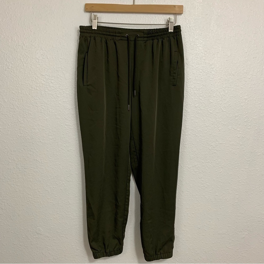Shinestar Forest Green Windbreaker Pull On Jogger Pants Size M